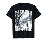 Krampus T Creepy Santa Claus Kramperl Krampus Mask T-Shirt