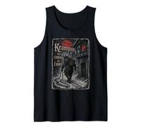 Krampus T Creepy Santa Claus Kramperl Krampus Mask Tank Top