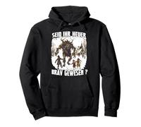 Krampus T Perchten Mask Kramperl Costume Christmas Devil Pullover Hoodie