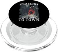 Krampus T | Scary Santa Claus | Krampus Mask Bartl PopSockets PopGrip for MagSafe