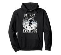 Krampus T | Scary Santa Claus | Krampus Mask Bartl Pullover Hoodie