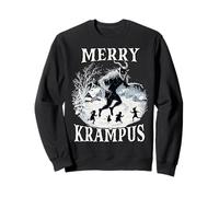 Krampus T | Scary Santa Claus | Krampus Mask Bartl Sweatshirt