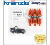 Kranzle Genuine K10 Parts - VALVE KIT FOR K10 K10/122 K41648