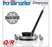 Kranzle UFO Round Cleaner 350mm. Stainless Steel D12 quick-release 41891