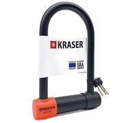 KRASER KR120M Robust U Lock Motorcycle, SRA Approved, Tested High Security, 120x310mm/4.7x8.66in ø18mm/0.7 Shackle Double Locking, Anti-Pick Lock, Heavy Duty Anti Theft U Lock for Moto Scooter Ebike