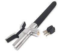 KRASER WA839B Steering Wheel, High Security Lock 3 Keys, Universal Anti-Theft Bar for Car SUV Van Truck Motorhome, Black