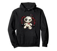 Krass Black Original - Creepy Voodoo Monster Doll Pullover Hoodie