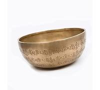 KRASS Tibetan Singing Bowls Handmade Copper Singing Bowls Sound Therapy Yoga Healing Buddha Sound Bowl Meditation Sound Bowl Spiritual Gift,Copper,21 Cm,Collector88