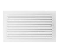 kratki 22/37BX Ventilation, Fireplace Grille, White, 22 x 37 cm