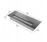 Kratki Freestanding fireplace INDIA black TÜV