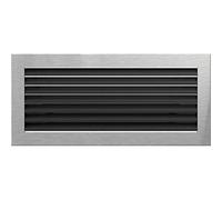 KRATKI Fresh Ventilation Grille Fireplace Grille 17 cm x 37 cm Polished