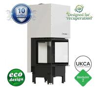 Kratki PRO REGNOR Guillotine 7kW 3-Sided Wood Burner 600/400 UKCA