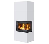 Kratki Simple BOX 8kW Wood Burner Modular Stove Ø200 UKCA Self Closing Door
