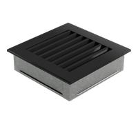 Kratki Vent Cover FRESH 17x17 black