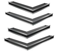 Kratki Vent Cover LUFT corner left 60x40x6 polished Slim