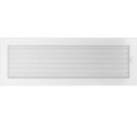 Kratki Ventilation Grille 17x49 White with Tilting Shutters