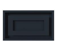Kratki Ventilation Grille for Fireplaces Powder Coated Stainless Steel Lightweight 20.1 x 34.9 x 4.1 cm Graphite Wind