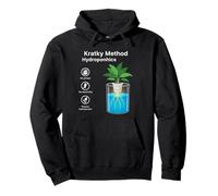 Kratky Method Hydroponics Diagram - Simple Passive Gardening Pullover Hoodie