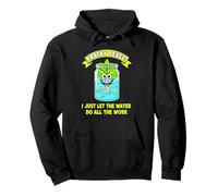 Kratky Method Hydroponics Educational Tee - Plant Roots Pullover Hoodie