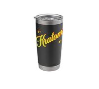 Kratom Show The World Support for Botanical Tea Lovers Stainless Steel Insulated Tumbler