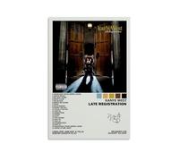 Kratoz Album Cover Wall Art - Late Registration Poster, Unframed 12x18 inch (30x45cm) - Modern Aesthetic Gift for Bedroom or Living Room Decor
