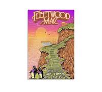 KrAtoz Poster Vintage Fleetwood Rock Music Mac Album Cover Poster Painting Canvas Wall Posters And Art Picture Print Modern Family Bedroom Decor Posters 12x18inch(30x45cm)