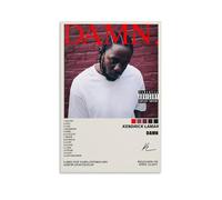 KrAtoz Rapper Kendrick Poster Damn Poster Lamar Decorative Painting Canvas Wall Posters And Art Picture Print Modern Family Bedroom Decor Posters 12x18inch(30x45cm)
