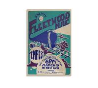 Kratoz Vintage Poster Fleetwood Poster Mac Canvas Wall Posters And Art Picture Print Modern Family Bedroom Decor Posters 12x18inch(30x45cm)…