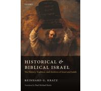 KRATZ - HISTORICAL BIBLICAL ISRAEL C - New hardback or cased book - X555z