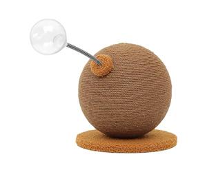 Kratzbaumball- Climbing Frame with Toys for Scratching and Playing | Scratching the Tree for Inside and Out for Playing, Training and Letting Go of - for the A