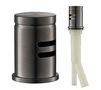 Kraus Dishwasher Air Gap, Brass, Spot Free Black Stainless, Flat Top