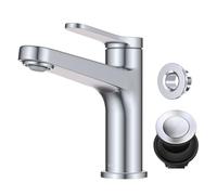 Kraus Indy Single Handle One Hole Bathroom Sink Faucet in Chrome, KBF-1411CH