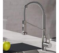 Kraus KPF-1610CH-KAG-1CH Bolden Single Handle 18-Inch Commercial Kitchen Faucet with Air Gap, Chrome