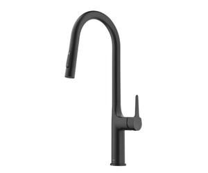 Kraus KPF-3101MB Oletto Modern Pull-Down Single Handle Kitchen Faucet, Matte Black