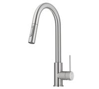 Kraus KPF-3104SFS Oletto Contemporary Pull-Down Single Handle Kitchen Faucet, Spot Free Stainless Steel