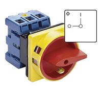Kraus & Naimer KG80 T203/01 E Load Isolator Switch Lockable 80A 1 x 90° Red Yellow 1 Piece
