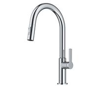 KRAUS Oletto Single Handle Pull-Down Kitchen Faucet in Chrome, KPF-2820CH