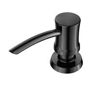 Kraus Soap & Lotion Dispenser, Brass, Black