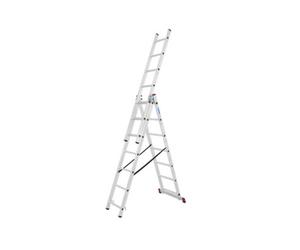 Krause 3 Section Combination Ladder With Stairway Function - Europe's Best Selling Ladder 7X3