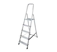Krause 000729 Corda 5 Tread Aluminium Trade Platform Step Ladder