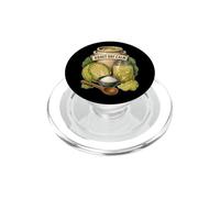 KRAUT DAY CALM Fermented Foods Kitchen Crock Cabbage Spoon PopSockets PopGrip for MagSafe