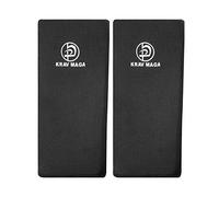 Krav Maga Black Elasticated Cotton Forearm Guards ( Padded Both Sides ) - Large