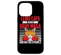 Krav Maga Cats Israeli Combat Martial Arts Fighter Funny Case for iPhone 14 Pro Max