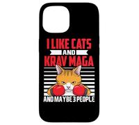 Krav Maga Cats Israeli Combat Martial Arts Fighter Funny Case for iPhone 15