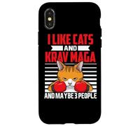Krav Maga Cats Israeli Combat Martial Arts Fighter Funny Case for iPhone X/XS