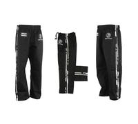 Krav Maga Combat Black W/ 2 Urban Camo Stripes - Cotton (3/160CM)