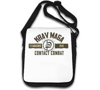 Krav MAGA Contact Combat Martial Art Established 1948 Shoulder Bag White