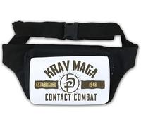 Krav MAGA Contact Combat Martial Art Established 1948 Waist Bag Fanny Pack White