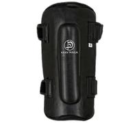 Krav Maga Deluxe Black Leather Shin Guards - Small