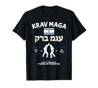 Krav Maga Fighter Israeli Flag T-Shirt